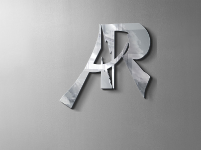 A_R monogram branding calligraphie design graphic design illustration logo logotype monogram motion graphics typography vector