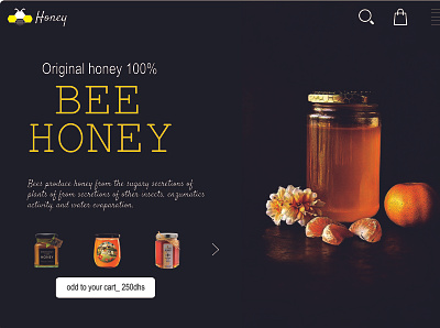 honey/ ux .design bee branding design graphic design honey illustration motion graphics originel ui ux vector