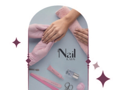 The Nail Lady beauty branding design graphic design logo manucure nail nails ongles posedvsp salon