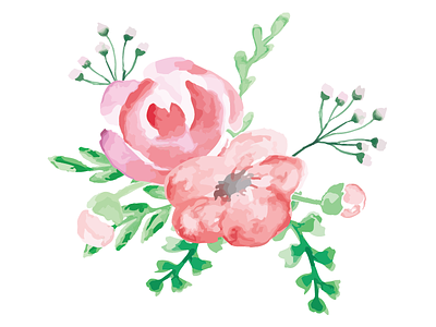 Watercolor Bouquet