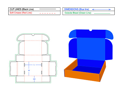 Mailer subscription box with flap groove notches