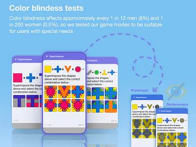 Brainilis | Color Blindess Test app app design branding design game game ui illustration logo ui ux