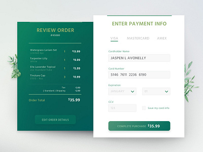 002 Dailyui Credit Card Checkout 002 dailyui