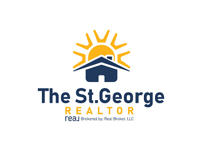 The St. George Realtor house logo mortgage realestate realtor