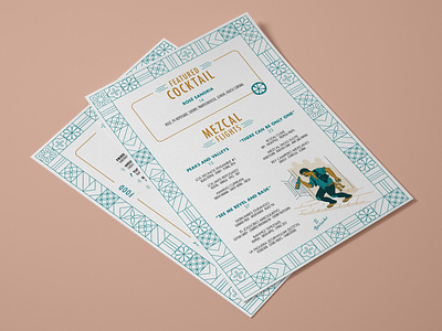 Latin American Restaurant Menu Design | Flights Menu branding design digital illustration graphic design illustration layout logo menu design