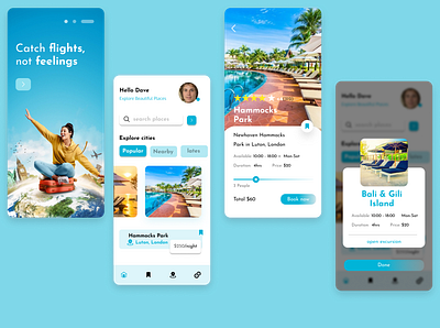 Trip app UI app beach app design graphic design location app travelling app trip app ui user interface vacation app