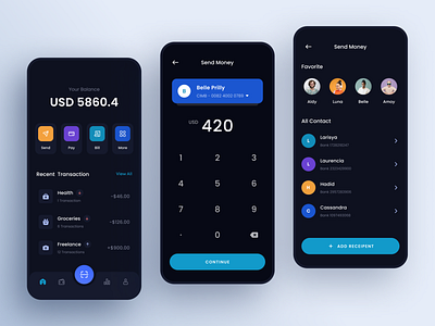 E-Wallet - Mobile App