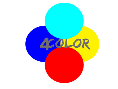 4 color logo