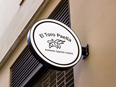 El Toro Paella adobe illustrator branding design graphic design graphic desinger illustration logo vector