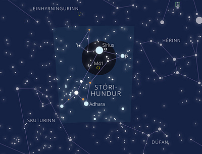Detailed star maps