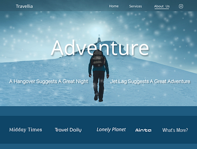 Travellia adventure travel travel ui ui uiux web