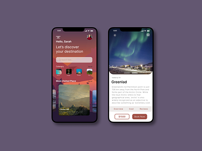 Travel App adventure design figma illustration mobile design mobile ui travel uiux