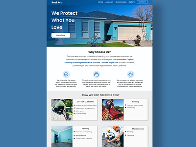House paint App blue branding graphic design home house painting uiux web web design