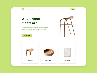 Website for Handmade Wooden Artworks