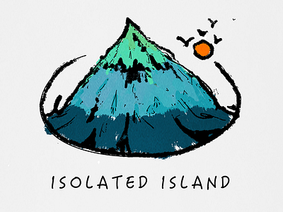 ISOLATED ISLAND illustration