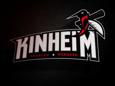 Kinheim Baseball Club Logo baseball logo mascot sport sports logo