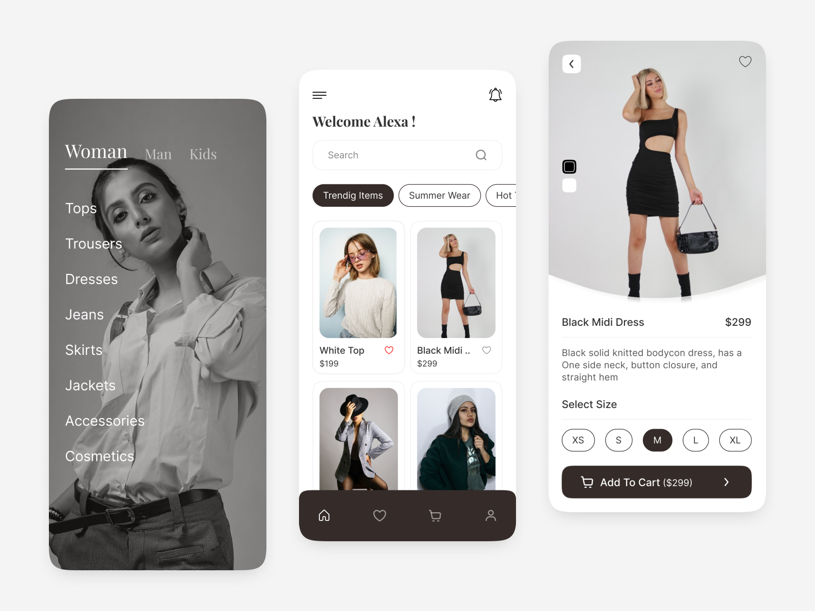 Shopping App by Dhruvik Lathiya on Dribbble