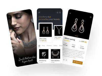 Vally Jewellery App design figma jewelleryapp ui uidesign ux