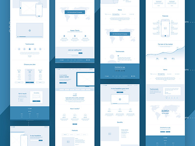 Wireframe UI Kit by UI Design Resource on Dribbble