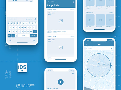 Wireframe for iOS App Projects
