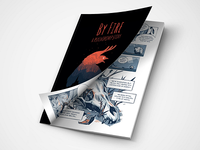 By Fire Zine art comic comic art illustration printing publishing short story world forests day zine