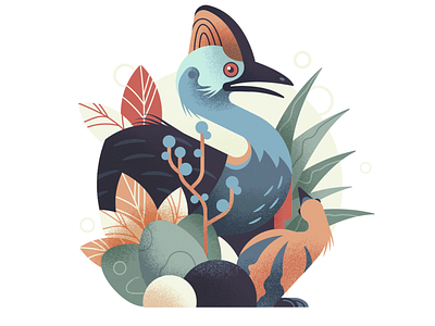 Cassowary Vector Art