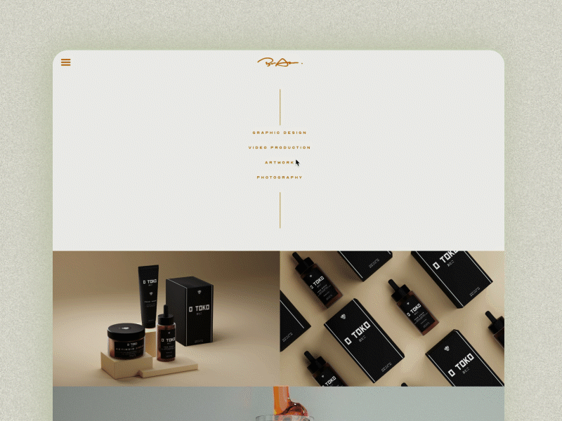 Bec Asmar's Portfolio Website design minimal minimalist portfolio webdesign website