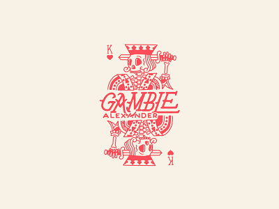 Gamble Alexander logo playing card