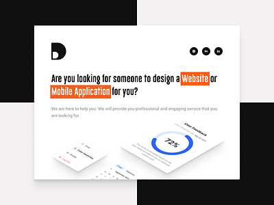 Do you want a website or mobile application design?