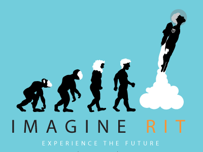 Imagine RIT Poster graphics illustration poster