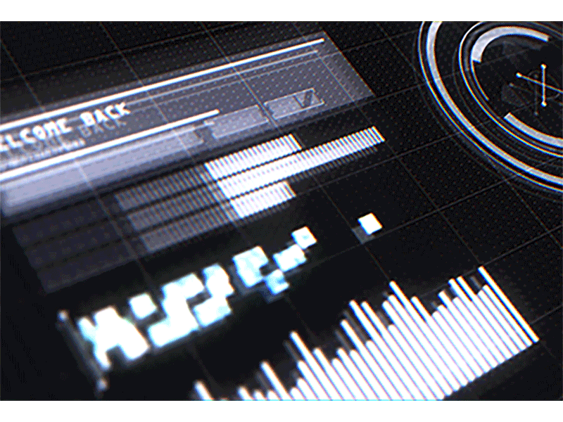 Welcome Back FUI fui gui motion motion design motion fun motion graphics techy shit