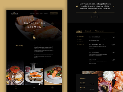 ASOUE: Cafe Salmonella Restaurant Web Design