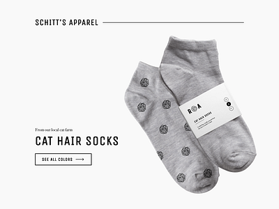 Rose Apothecary Socks (Schitt's Creek) apparel design brand identity packaging design