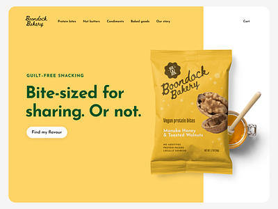 Boondock Bakery Landing Page