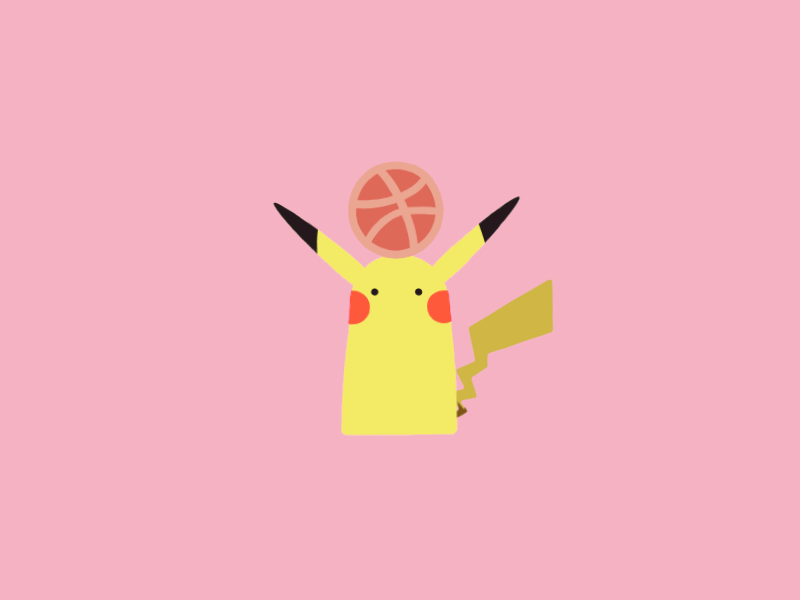 pikachu x dribbble