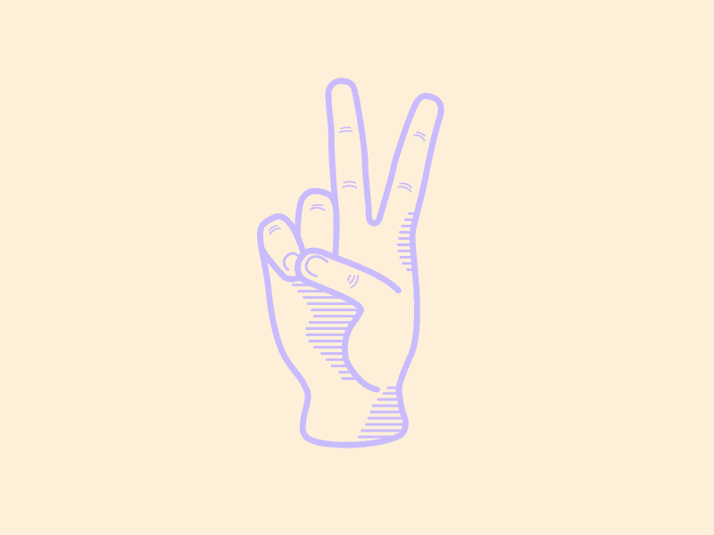 Peace, Rock On, Alright! alright animation design gif loading loop peace rock