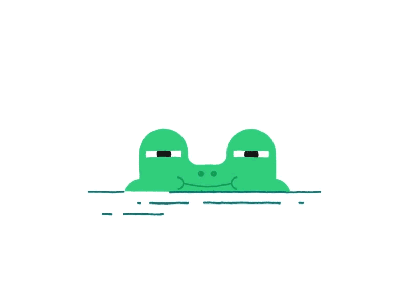 Frogggg loop 🐸 animation collaboration design flat frog loop motion vector yum