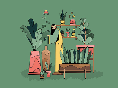 Plants 🌱 character design illustration plants vector