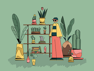 Plants 🌵 character design illustration illustrator plants vector