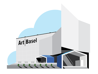 Art Basel architecture art art basel building design geometry illustration lines miami