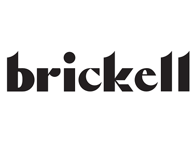 Bespoke Brickell art branding design geometry graphic design illustration logo miami symbol type typography vector