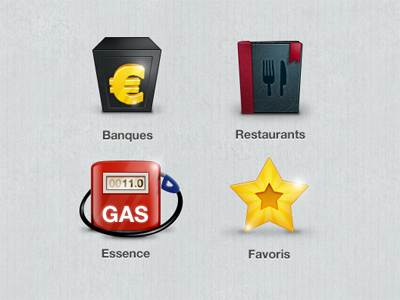 Icons App 2 app bank bookmark gas icon restaurant