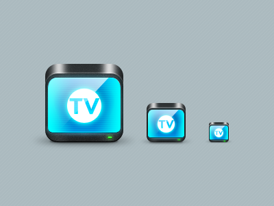 Icon webapp TV program icon tv