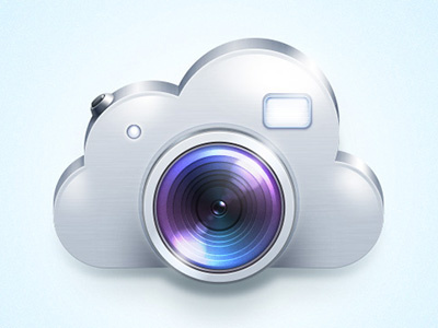 Cloud photo camera cloud flash lens llamah photo