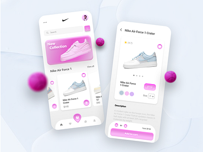 Shoes app app design fitness nike online running shoes ui ux workout