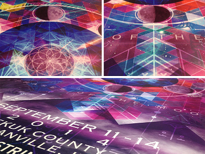 Phases Of The Moon 2014 Poster Series 2014 design festival inspiration limited moon music phases print series