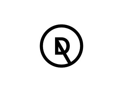 DR Logo black and white branding circle logo dr identity lettering logo logo design logomark minimal type typography