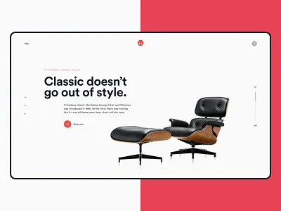 Herman Miller ae aesthetic classic concept crispy design eames lounge chair everest grid herman miller minimal motion design prd principle red sketch style user interface