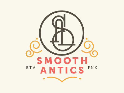 Smooth Antics branding custom design identity lettering logo monogram music type typography