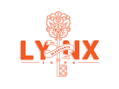 Lynx and the Servants of Song art branding design illustration line logo music